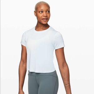 Lululemon Action Always Short Sleeve / “Almost Blue” / Size 12